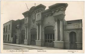 Postal antiga del Teatro Olesa